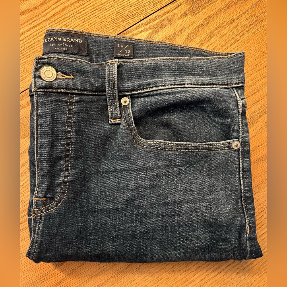 Lucky Brand Women's Skinny Jeans - Dark Blue Denim Mid rise Skinny Ava